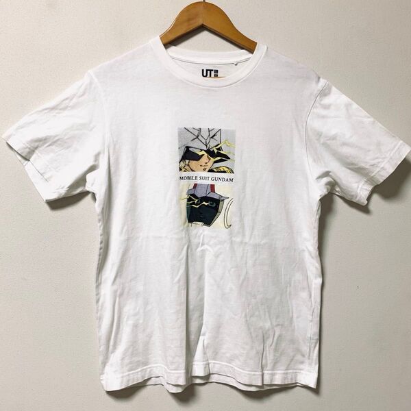 状態○【ユニクロ×ガンダム】コラボアイテム アムロレイ シャアアズナブル GUNDAM40周年 半袖Tシャツ