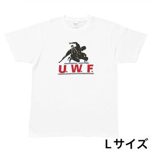 【正規販売商品】 UWF 復刻プリントTシャツ ライン有りバージョン Lサイズ
