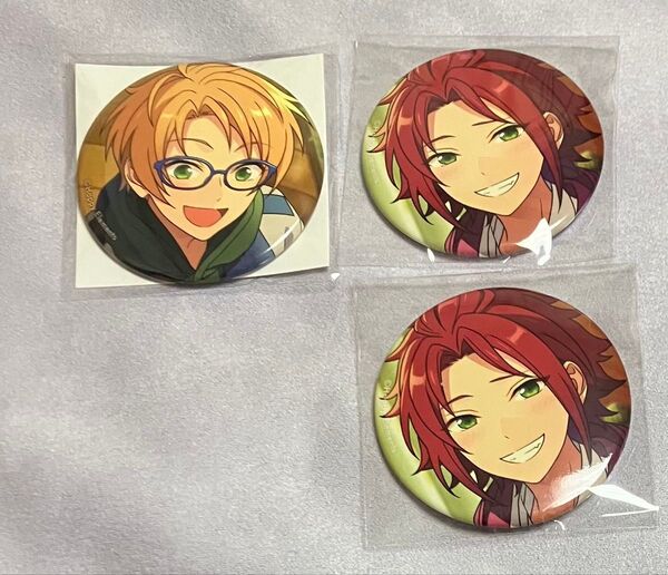 あんスタ 缶バッジ 3点 遊木真 衣更真緒