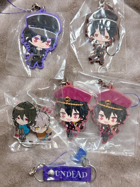 あんスタ 朔間零 大神晃牙 ラバスト ラバーストラップ ガチャガチャ アクキー UNDEAD