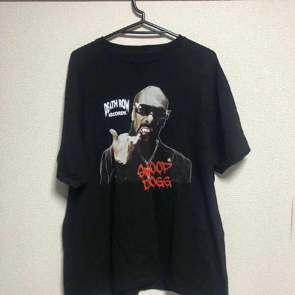 DEATH ROW RECORDS SNOOP DOGG Tシャツ 黒 Lサイズ