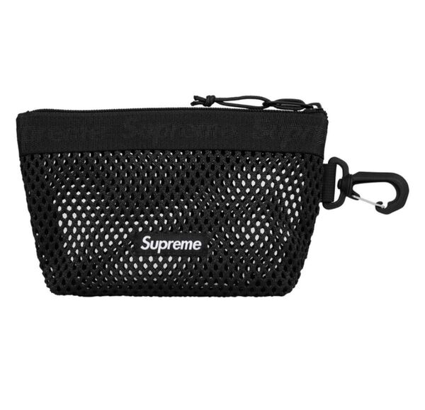 Supreme Mesh Mini Pouch "Black"
