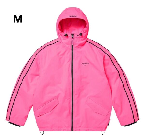 Supreme GORE-TEX Stripe Hooded Jacket "Pink"