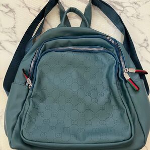 CDロゴ リュック グリーン おしゃれ