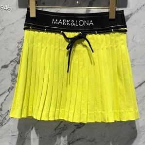 ゴルフ MARK&LONA マークアンドロナ レディース スカート(イエロー)Sサイズ