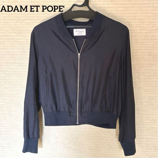ADAM ET ROPE' アダムエロペ ブルゾン キュプラ混 Mサイズ ジャケット アウター