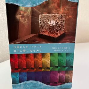 癒しのきらめきCUBE LIGHT 16色切り替え コードレス リモコン操作