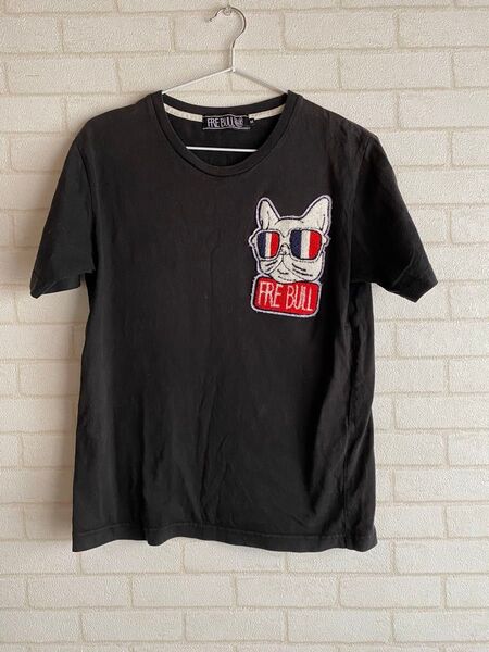 FIRE BULL ワッペンTシャツMサイズ