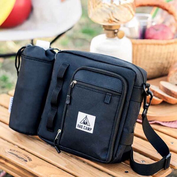 HAO.CAMP 取り外せるボトルホルダー付き! 手ぶらで遊べるショルダーバッグBOOK special package ver.