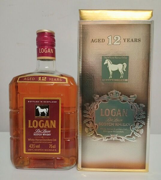 【未開栓・古酒】ローガン デラックス 12年 750ml 43% ウイスキー特級 箱付き
