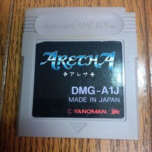 ゲームボーイソフト アレサ 中古品 ソフトのみ 起動確認済み セーブ確認済み ソフトに汚れあり