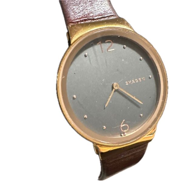 SKAGEN 腕時計 ブラウン