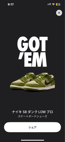 新品未使用 堀米 雄斗× Nike SB Dunk Low "Matcha" 27cm