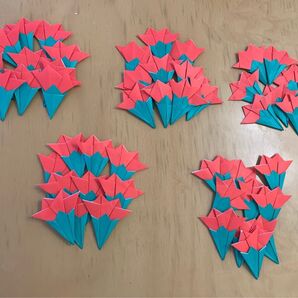 カーネーション 母の日 折り紙50個