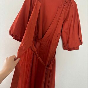 BANANA REPUBLIC ラップドレス オレンジ