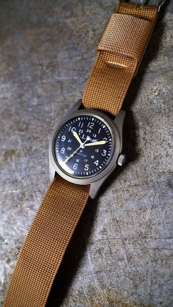 【1980s】L.L.BEAN エルエルビーン フィールドウォッチ 《HAMILTON ハミルトン ヴィンテージ 機械式