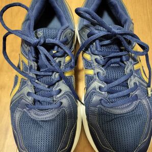 アシックス ランニングシューズ JOG 100 2 メンズ インディゴブルー/ゴールド
