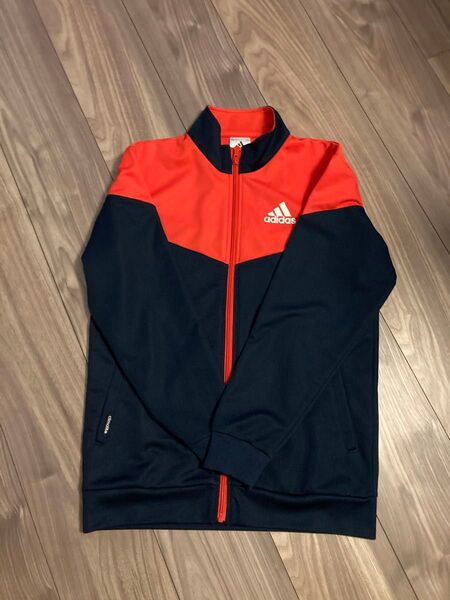 adidas アディダス ジャージ レッド ネイビー 160cm