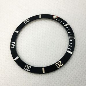 ベゼルインサート ブラック 外径 37.5mm 内径 30.7mm 腕時計 ウォッチ カスタム パーツ MOD インサート