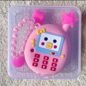 新品 たまごっちユニ シリコンカバー ガラケー風 ライトピンク