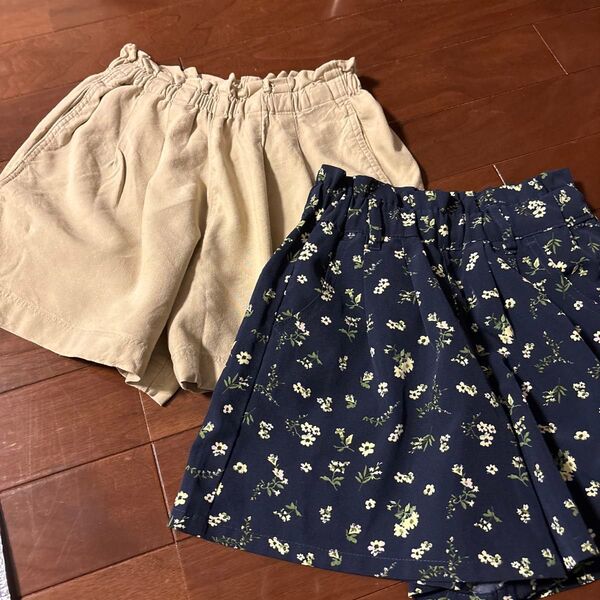 ショートパンツ 2点セット130.110cm