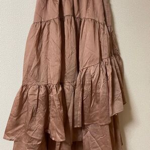 新品GRL フレアティアードスカート