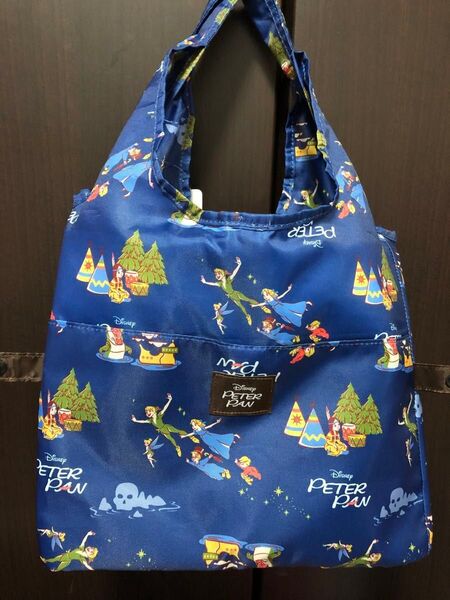 ピーターパン 保冷バッグ トートバッグ エコバッグ 折りたたみ 新品 タイガーリリー ウェンディ ジョン マイケル 時計ワニ