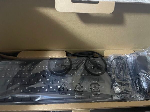 HP USB有線キーボード+USB有線マウス ブラック 新品未使用品 5セット