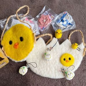 羊毛フェルト ひよこグッズ まとめ売り ハンドメイド作品