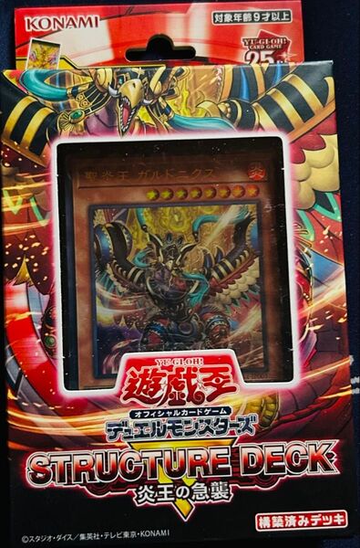 遊戯王OCG デュエルモンスターズ STRUCTURE DECK 炎王の急襲 未開封