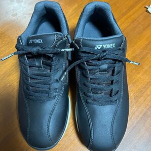 YONEX パワークッション ウォーキングシューズ ブラック 24cm