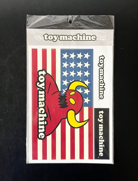 正規品 未使用 toy machine トイマシーン 大型ステッカー シール エド・テンプルトン スケートボード アメリカ国旗