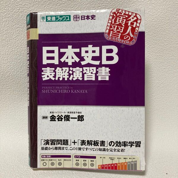 日本史B 表解演習書 金谷俊一郎 東進ブックス