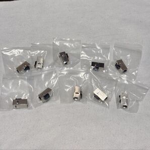 10Gbps CAT7カプラー RJ45 キーストーン シールドカプラー 10個