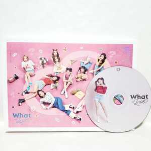 【即決価格】TWICE★韓国盤アルバム What is Love?★ナヨン盤 CD＋ブックレット トレカなし ピンクver.