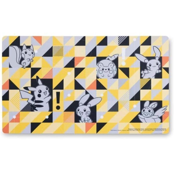 ポケモンカード プレイマット ピカチュウ パワーグリッド 【新品-0820650970467】箱捨てる