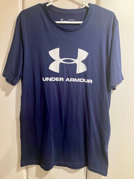 アンダーアーマー Tシャツ LL(XL)ネイビー