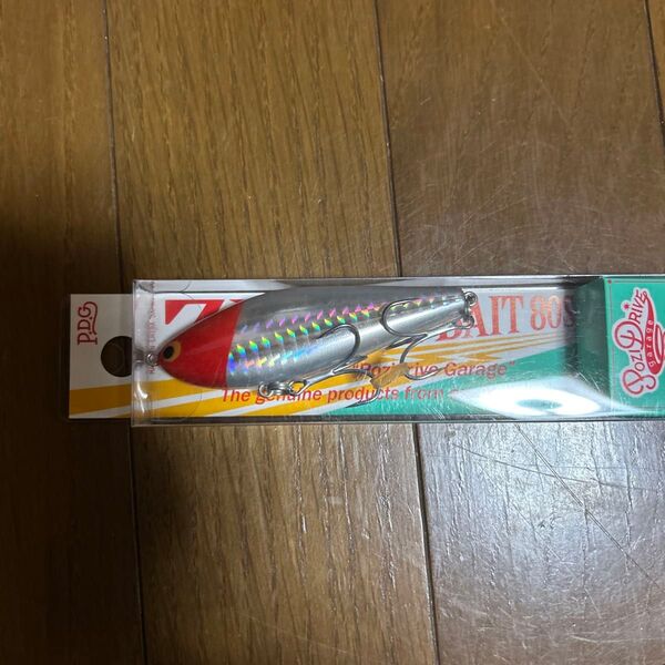 PDGポジドライブ ジグザグベイト80Sレッドヘッドホロ