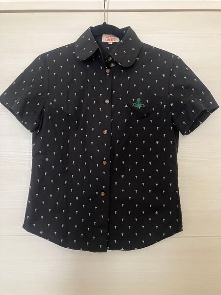 Vivienne Westwood 刺繍オーブブラウス ヴィヴィアン シャツ 半袖