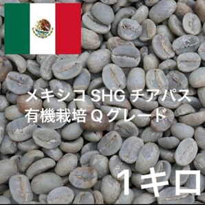 メキシコ SHG チアパス 有機栽培 Qグレード 1キロ コーヒー生豆 珈琲生豆 ニュークロップ