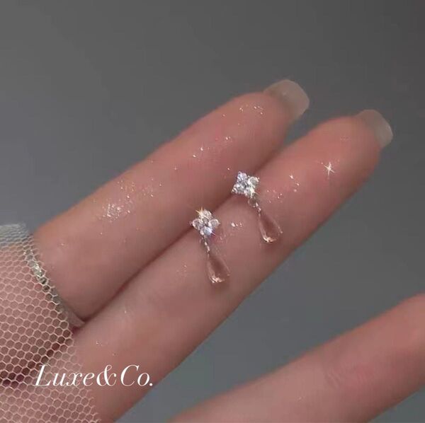 【18】しずく ピアス ゴールド 1.3cm S925 オフィス カジュアル フォーマル 入学式 入園式 卒園 卒業 上品