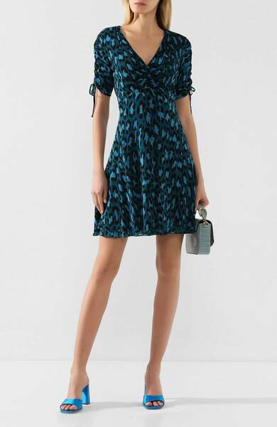 新品US8号/JP13号　Diane von Furstenberg　 ダイアンフォンファステンバーグCarin Tissue Jersey Mini Dress 