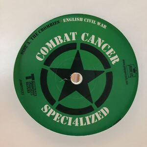 【極美品】VARIOUS (GIGANTOR、PRESSURE TENANTS、NICK WELSH & SUSAN CADOGAN) / COMBAT CANCER SPECI4LIZED 7inch EP