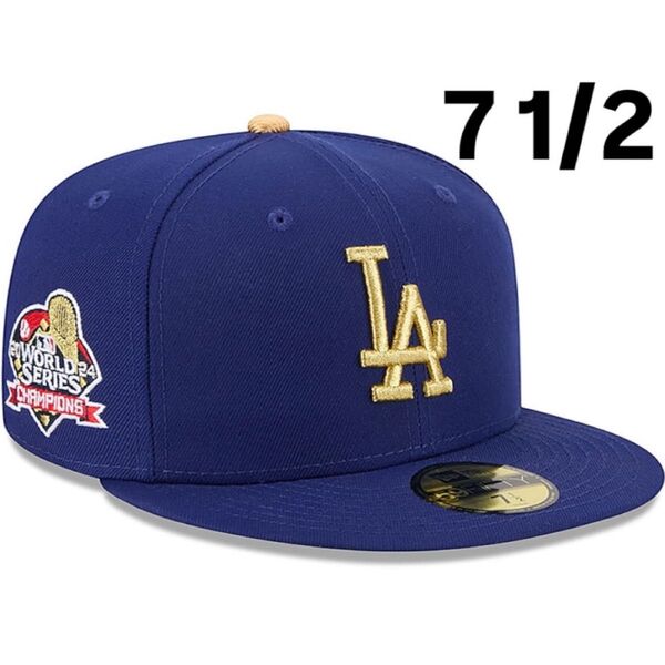 C49 ニューエラ キャップ ドジャース ゴールドコレクション59FIFTY