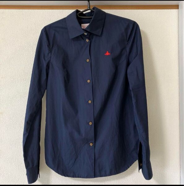 ヴィヴィアンウエストウッド★ブラウス ネイビー 美品