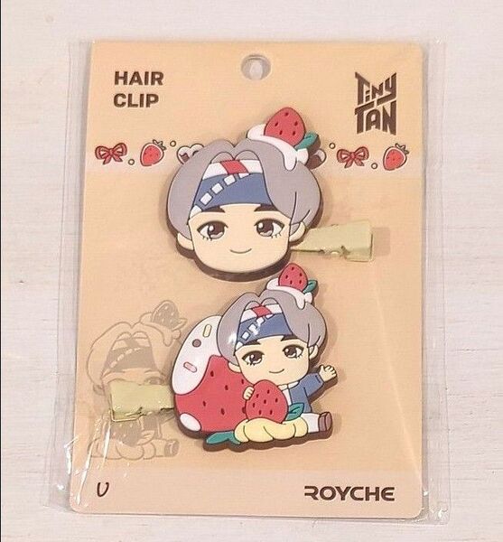 新品 テテ V ヘアクリップ アクセサリー ブイ (BTS/防弾少年団) 前髪クリップ Sweet Time 「TinyTAN」