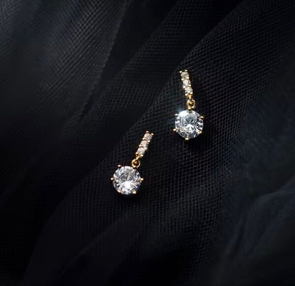 ピアス 1粒CZダイヤ