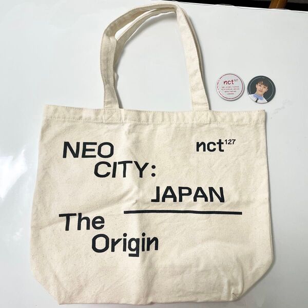 トートバッグ バッグ エコバッグ nct127 NEO CITY: JAPAN トートバッグ MARK 缶バッジ