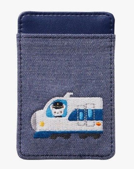 familiar 電車刺繍 パスケース 新品未使用 スマホカードケース jr