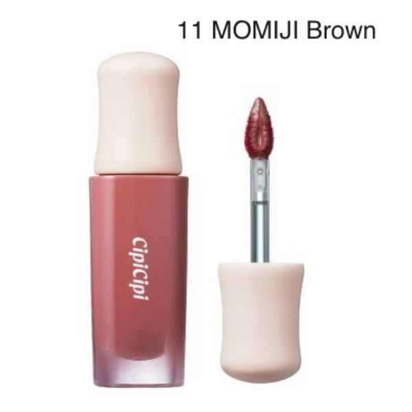 cipicipi シピシピ デューイフィルムティント 11 MOMIJI Brown ティント 口紅
